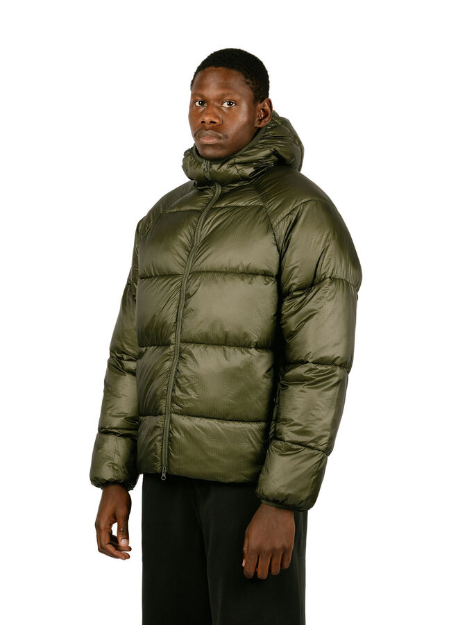 Ripstop Hooded Puffer Green