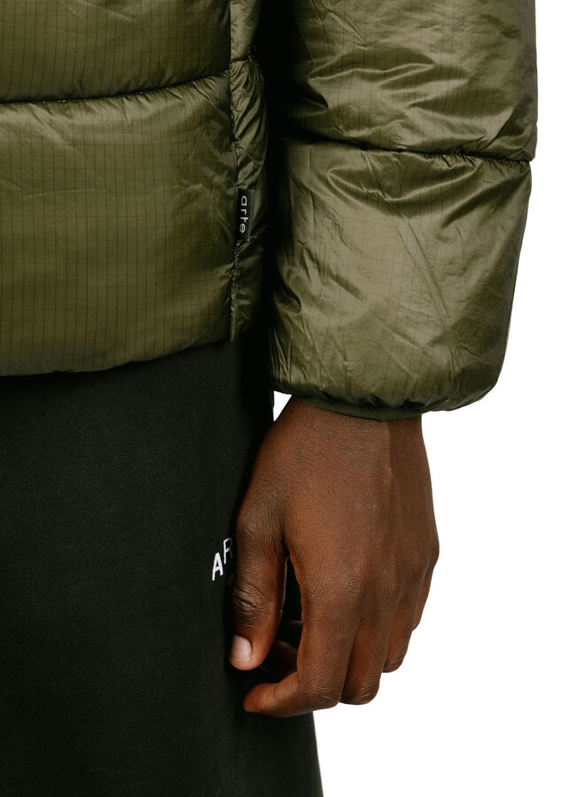 Ripstop Hooded Puffer Green