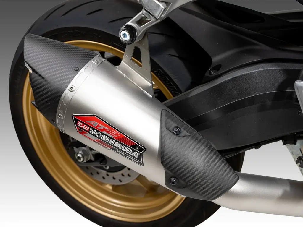 Honda CB1000 2025 AT2 Stainless Slip-On Exhaust, w/ Stainless Muffler