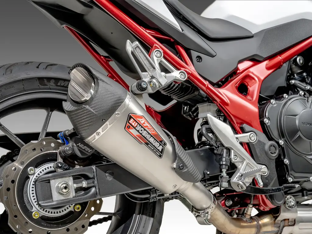 Honda CB750 2025 AT2 Stainless Slip-On Exhaust, w/ Stainless Muffler