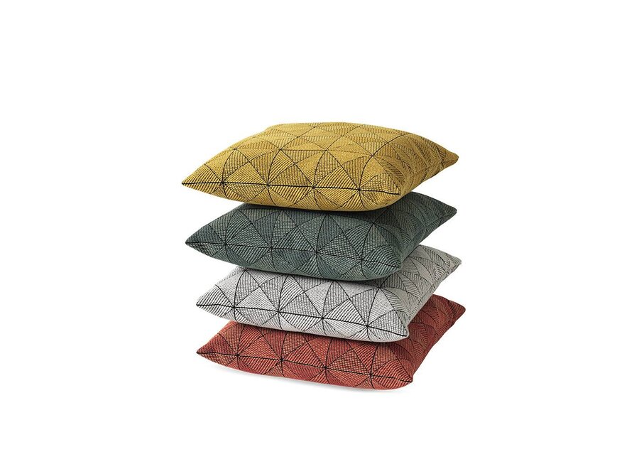 TILE CUSHION / Tangerine