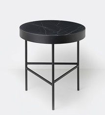 Ferm Living Marble Table - Black Marquina - Medium
