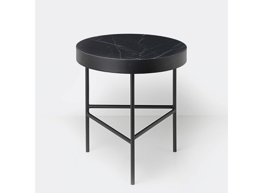Marble Table - Black Marquina - Medium