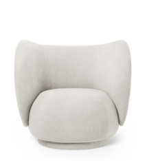 Ferm Living Rico Lounge Chair - Bouclé - Off-White