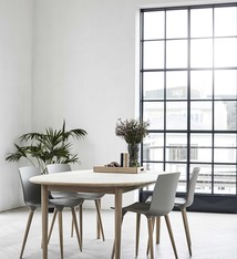 Andersen 255/290 extendable table - 110 x 215 x h72cm - oak oil (white oil)