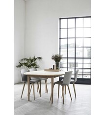 Andersen 255/290 extendable table - 110 x 215 x h72cm - oak oil (white oil)