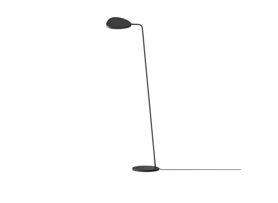 Floor Leaf Lamp - Black