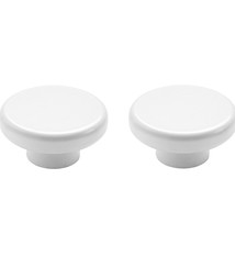 Knobs hooks 2-pack, white
