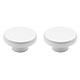 Knobs hooks 2-pack, white