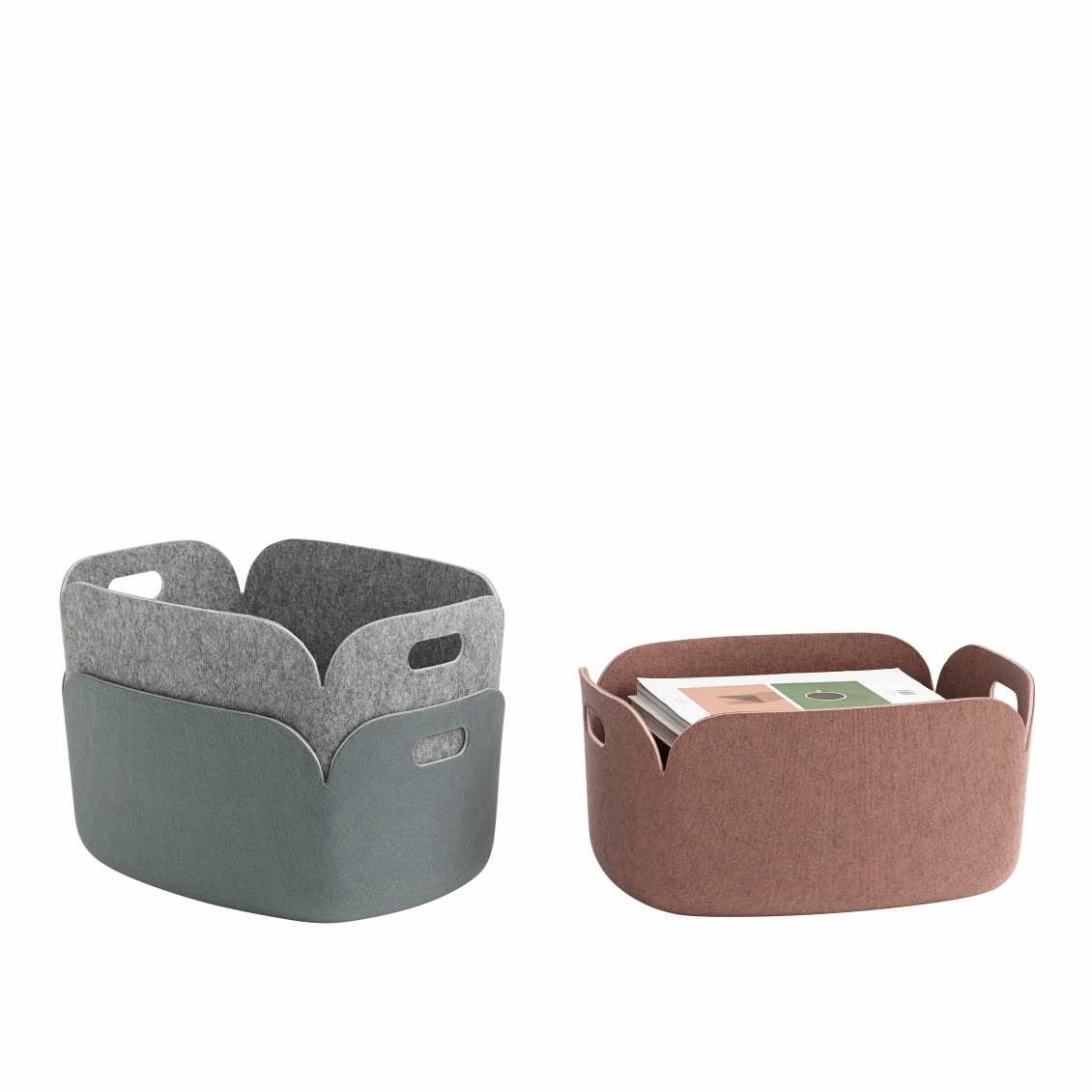 Muuto Restore Basket - Grey Mélange