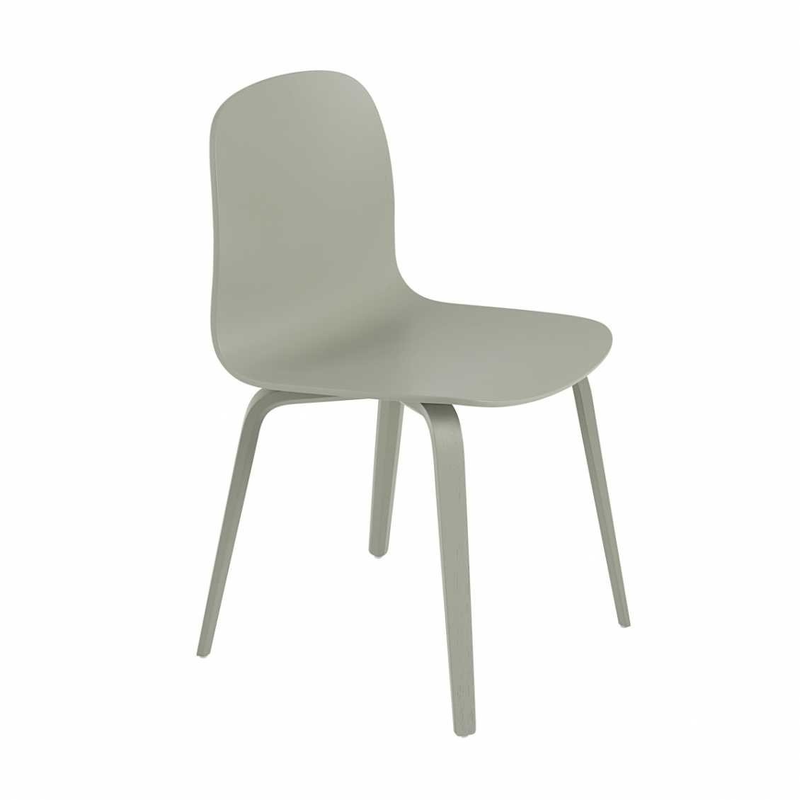 Muuto VISU CHAIR / WOOD BASE / WOOD SHELL - Dusty Green