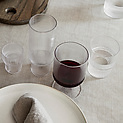 Ferm Living Ripple Wine Glasses (Set of 2) - Clear