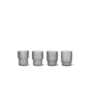 Ripple Glasses (set of 4) (hoogte 9cm) - Smoked Grey