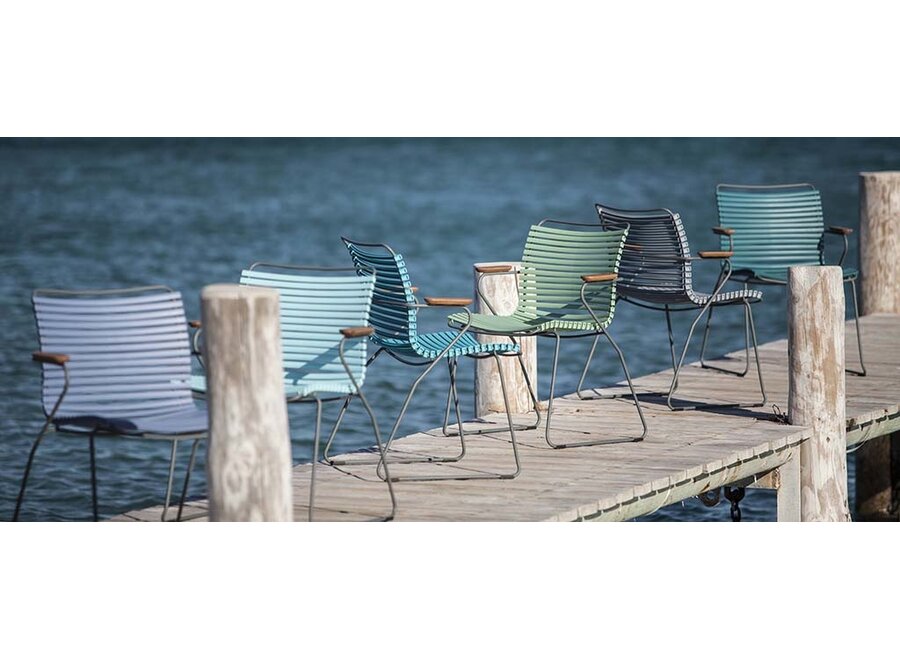 click tuinstoel met armleuning