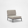 Level Lounge Chair // Single Module / Dark grey frame