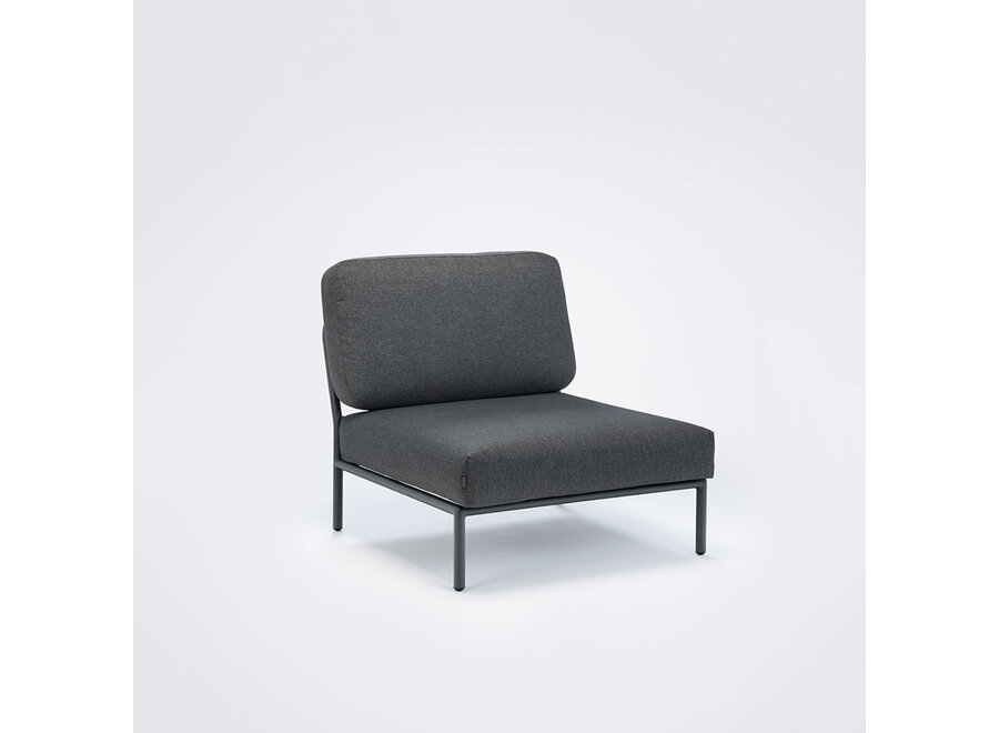 Level Lounge Chair // Single Module / Dark grey frame