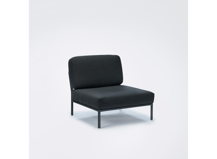 Level Lounge Chair // Single Module / Dark grey frame