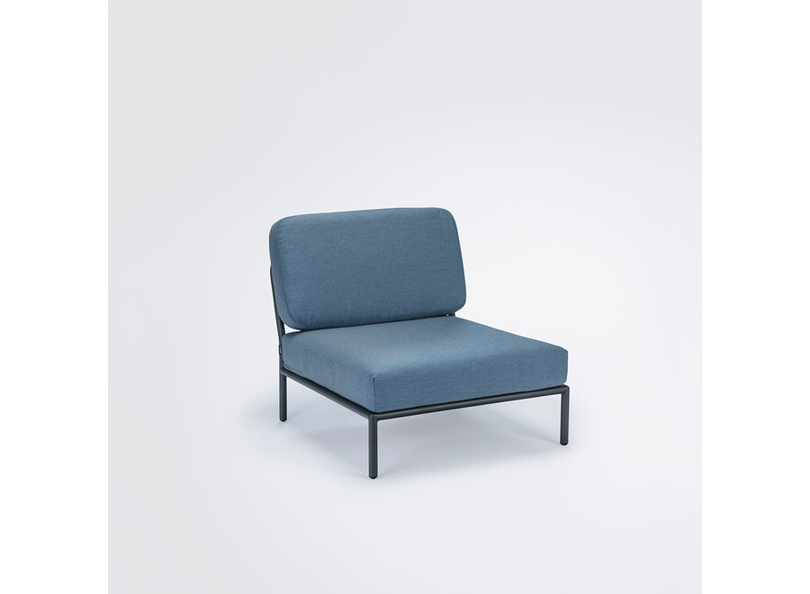 Level Lounge Chair // Single Module / Dark grey frame