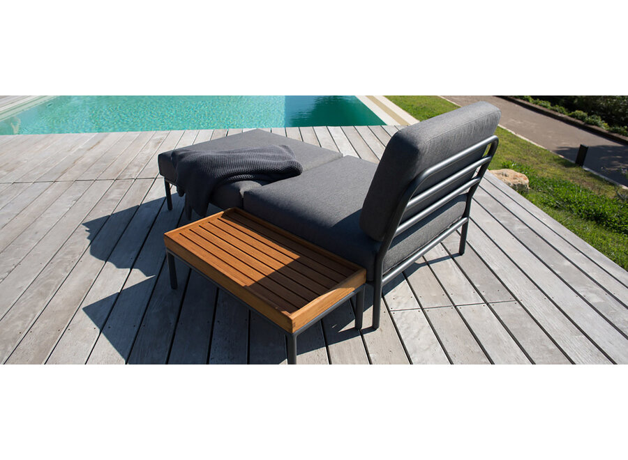 Level Lounge Chair // Single Module / Dark grey frame
