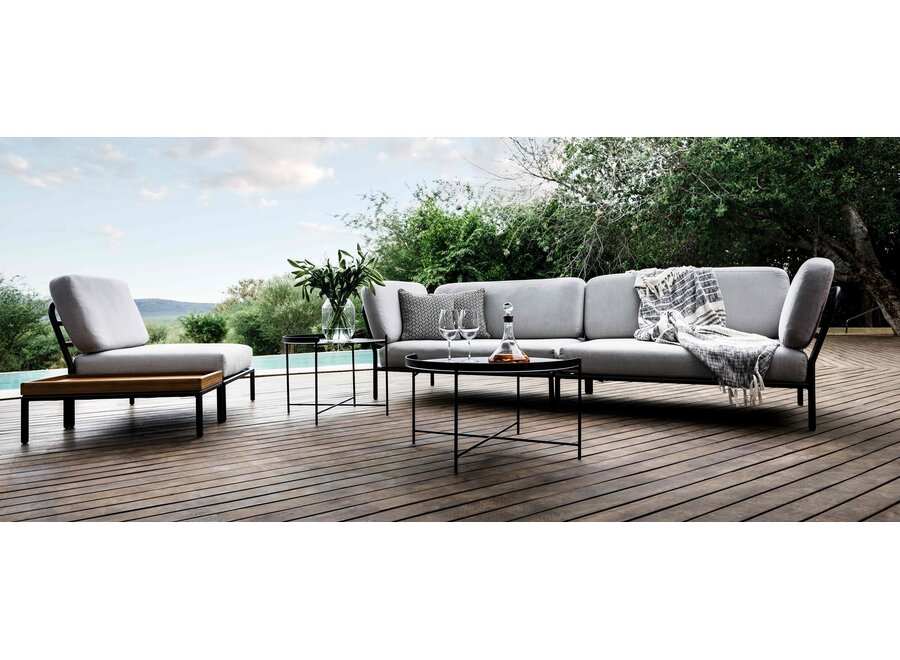 Level Lounge Chair // Single Module / Dark grey frame