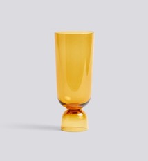 HAY BOTTOMS UP VASE / L AMBER