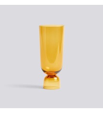HAY BOTTOMS UP VASE / L AMBER