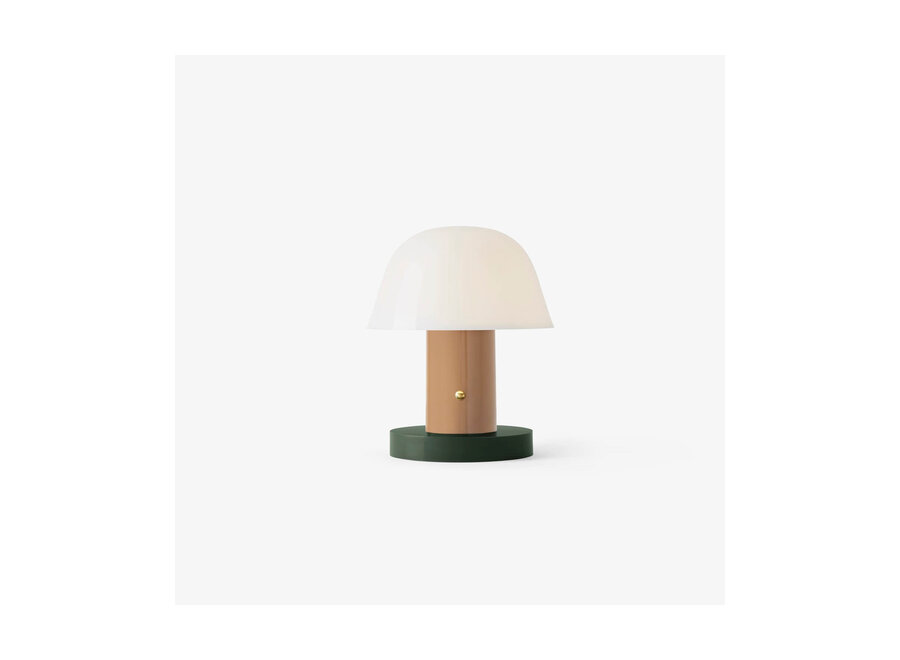 Setago JH27 table lamp - Nude & Forest