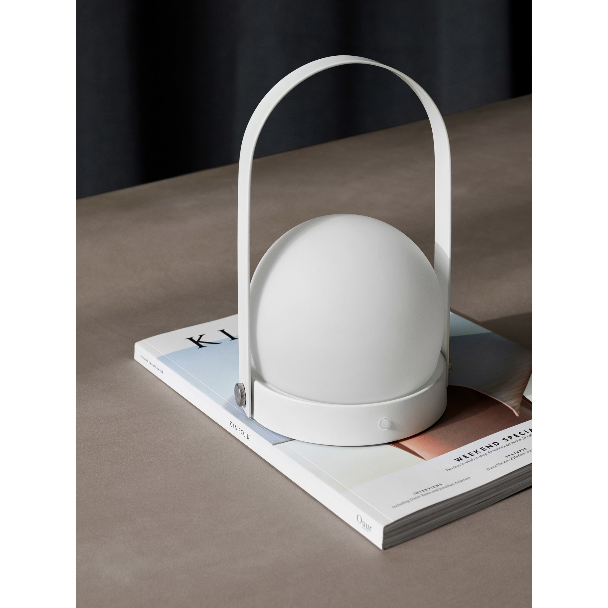 ByLassen Carrie Table Lamp - Portable - White