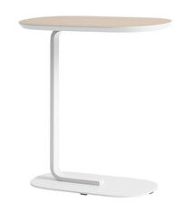 Muuto Relate Side Table - Solid Oak/Off-White - h 60,5 cm