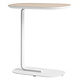 Muuto Relate Side Table - Solid Oak/Off-White - h 60,5 cm