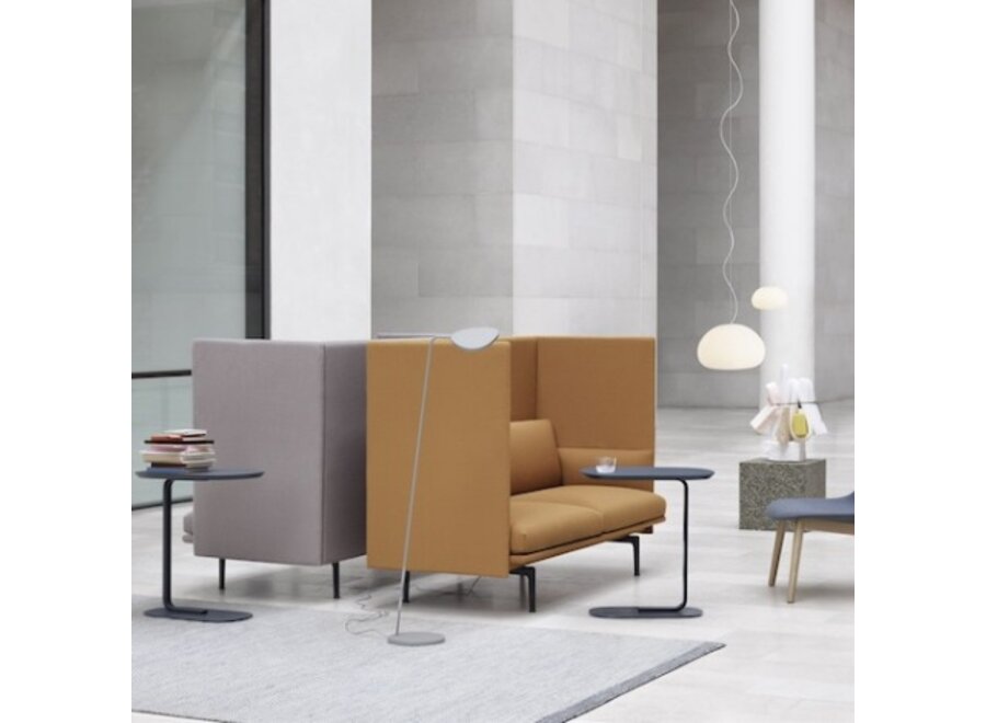 Relate Side Table - Solid Oak/Off-White - h 60,5 cm