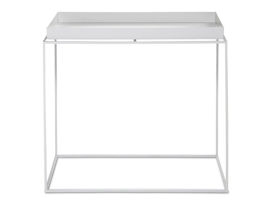 Tray Side Table Large - White - L40xW60xH54