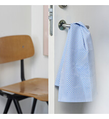 HAY TEA TOWEL / CHECK 2 PCS LIGHT BLUE