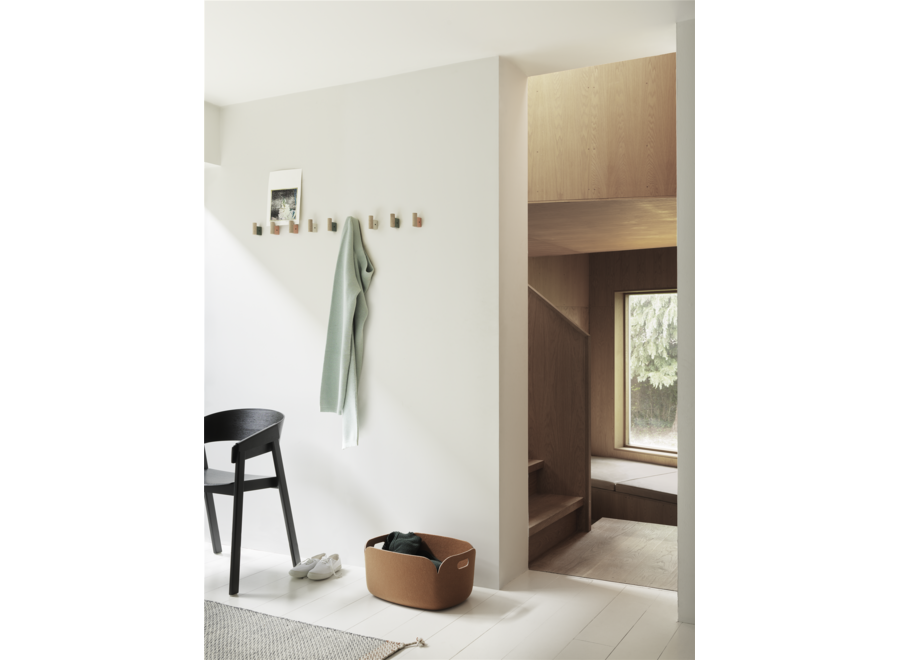 Attach Coat Hook (set of 2) - oak/black