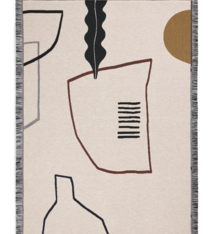 Ferm Living Mirage blanket - Off-White