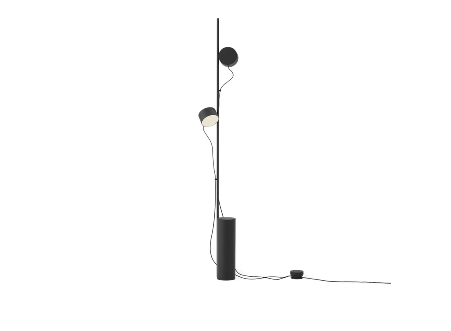 Post Floor Lamp - Brown Green