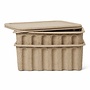 Paper Pulp Box Small - set of 2 - brown