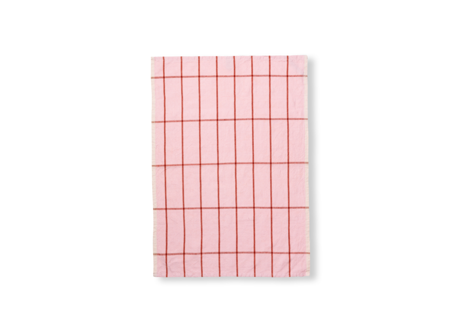 Hale  Tea Towel - rose/rust