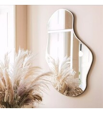 Ferm Living Pond Mirror - Large - Dark Chrome