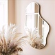 Ferm Living Pond Mirror - Large - Dark Chrome