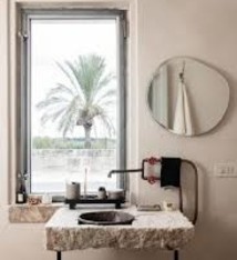 Ferm Living Pond Mirror - Small - Brass