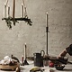 Ferm Living Hoy casted candle holder - black