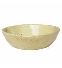 Ferm Living Flow Bowl - medium - yellow speckle