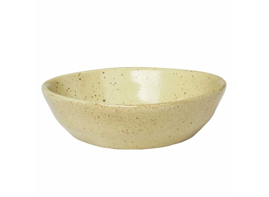 Flow Bowl - medium - yellow speckle