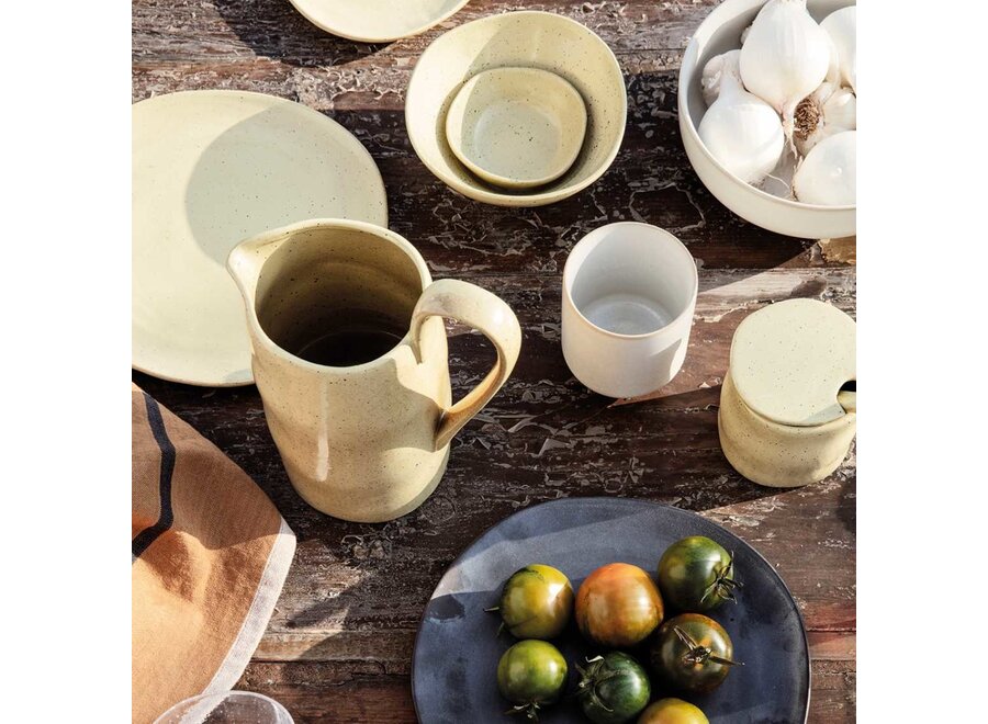 Flow Bowl - medium - yellow speckle