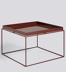 HAY Tray Table Coffee - Chocolate high gloss