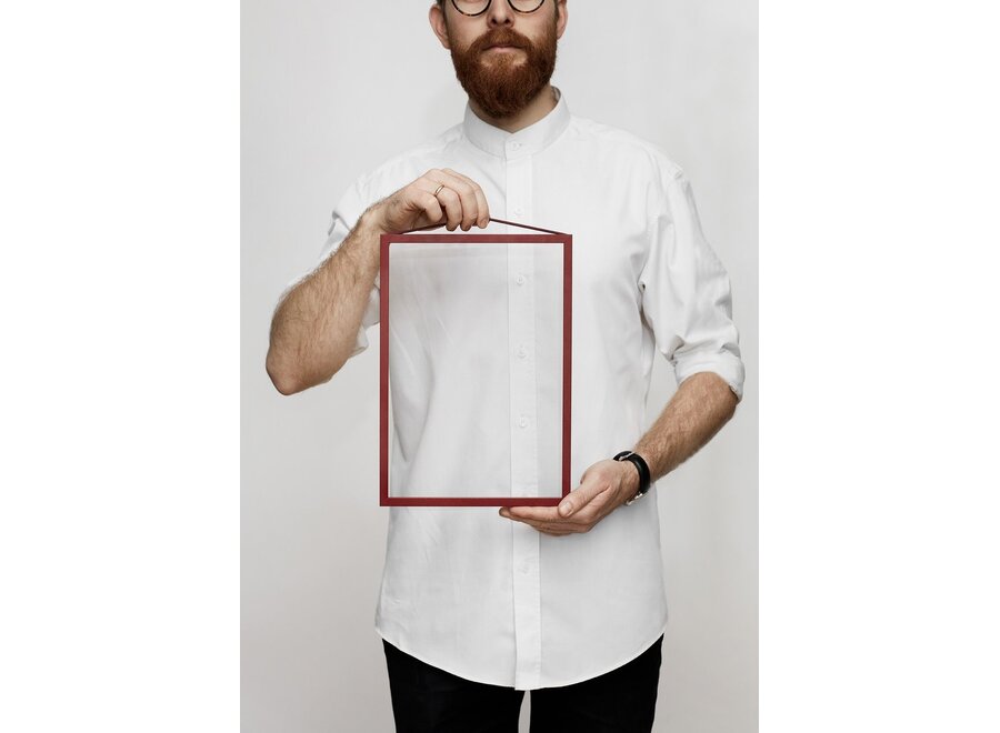A4 Frame - Deep Red