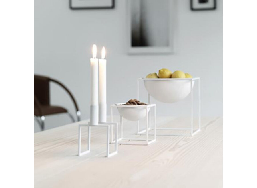Kubus Bowl Large - White - 23 x h23cm