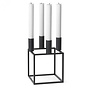 Kubus Candleholder 4 - black