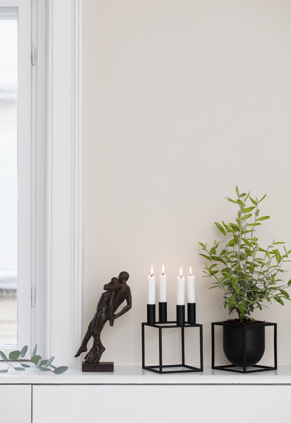 ByLassen Kubus Candleholder 4 - black